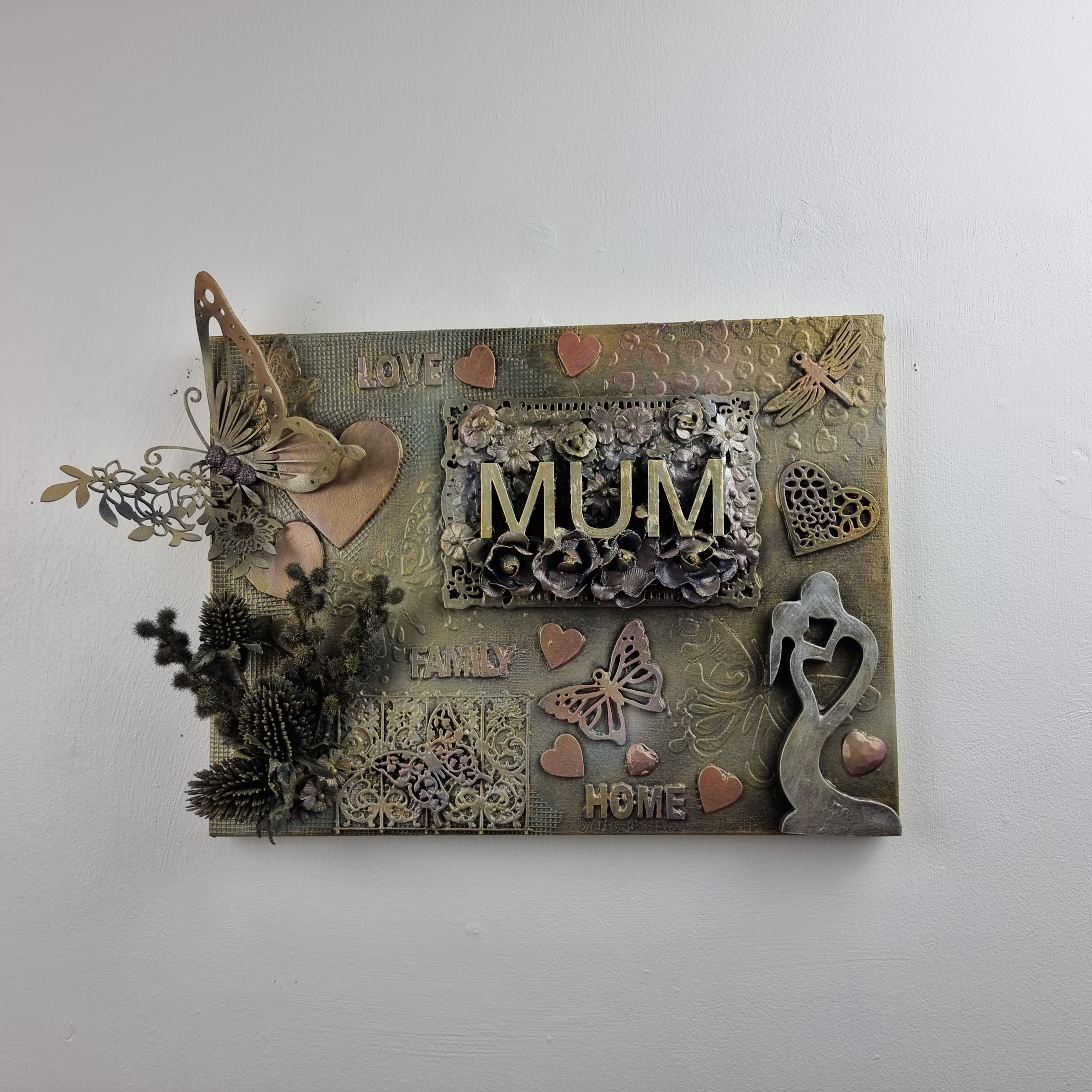 mother day mixed media artwork